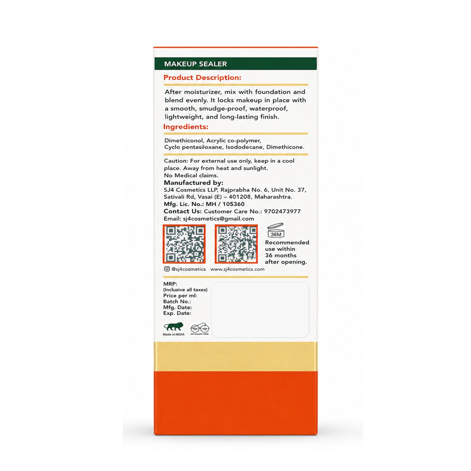 MAKE UP SEALER (15 ml) - Image 2